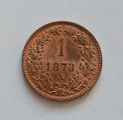 1 Kreuzer 1873 A FJI stav UNC