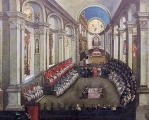 Tridentský koncil, neznámy maliar, 1600 cca, Museo Diocesiano Tridentino, Trento