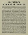 Slovenskje národňje novini z 1. Klasňa 1845 [1. 8.1845]