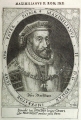 D. Custos, Potrét cisára Maximiliána II. v Atrium heroicum Caesarum, 1600 – 1602